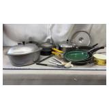 Club Hammered Aluminum Roaster Pan, Skillets and