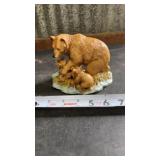 Homco Home Interiors Mama Bear with 2 Cubs