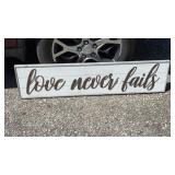 Hobby Lobby 48 x 12 in Wooden Sign