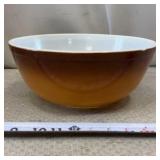 Pyrex "Old Orchard" mixing bowl, specifically the