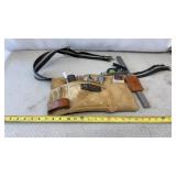 Leather Tool Belt with Tools and more