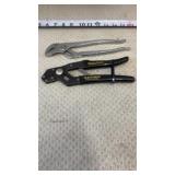 Craftsman Robo Grip Pliers and Craftsman Chrome