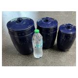 American Living "General Store Navy Blue" ceramic