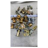 Vtg door knobs, lock sets, and hardware