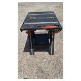 WORX Portable Folding Work Table with clamps
