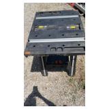 WORX Portable Folding work table with Clamps