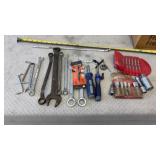 Variety of Tools-Wrenches, Magnet, Drill bits,