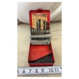 Metal Snap On Organizer with Drill bit set