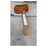 Wood Handled Camp Ax, with sheath