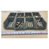 Gray Plastic Organizers with Hardware