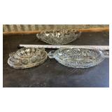 Vtg Mikasa Crystal Bowl: Damocles Oval Lead