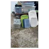 Variety of Totes and Lids and more