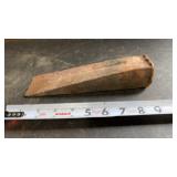 Heavy-duty metal log-splitting wedge