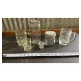 Ball Jar with Zinc Lid, Glass Mugs and more