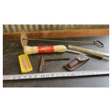 Thermometer, Clothesline, Stirring Rod, Leather