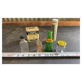 Puretest Epsom Salt tin, Alka-Seltzer Bottle,