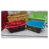 Rectangle shaped baskets