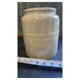Antique Glazed Stoneware Crock