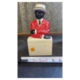 Cast Iron Black Americana "Traveler" still coin