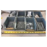 Gray Plastic Organizers with Hardware