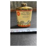 Bauer & Black Baby Talc tin features charming