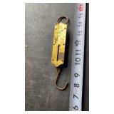 Antique John Chatillon & Sons brass hanging scale