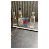 Vtg 7 oz. clear glass soda bottle from the