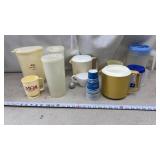 Plastic Pitchers, cups and more
