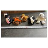 Vtg Ty Beanie Plush Toys and more