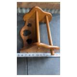 Wall Hanging Wooden Paper Towel Holder