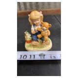 1985 Homco "Denim Days" figurine, titled "After