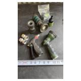Water Hose nozzles and quick-connect fittings,