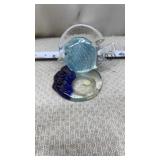 Partylite Tropical Bermuda Fish art glass candle