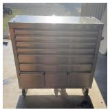 Stainless steel rolling tool cabinet