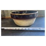 1930s Cook-Rite Stoneware Mixing Bowl: Two-Tone
