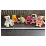 Vtg Ty Beanie Plush Toys and Precious Moments