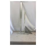 Aluminum 48-inch drywall T-square, Speed Square
