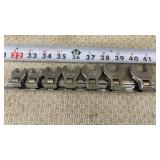 SAE crowfoot wrench set-Chrome Vanadium (Cr-V)