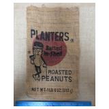 Planters Peanuts Mr. Peanut Advertising Burlap