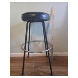 Workbench Stool with Padded Seat 30 Inches Tall