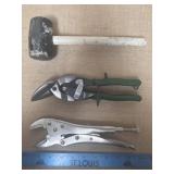 Midwest Offset Right Cut Aviation Snips, Bulls