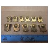 11 New Antique Steamer Trunk Brass Plated Steel