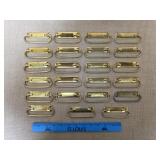 23 Brass Plated Woodworkers Store Box Handles for