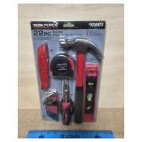 New Task Force 22 Piece Tool Set Hammer, Level,