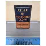 Atlas Polishing Cloth Tin Wax Treated Cleans,