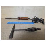 Slag Hammer and Dunlap Soldering Iron