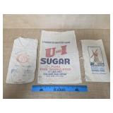 Sugar & Flour Sack Collection From Danish Mill in