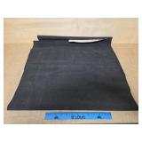 Black Oil Cloth Fabric 94 Inches x 23 Inches