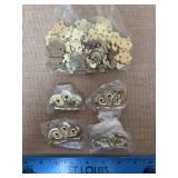 Butterfly Brass Plated Steel Hinges Shell Design