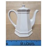 Pfaltzgraff White Tea Pot from Mid-1950